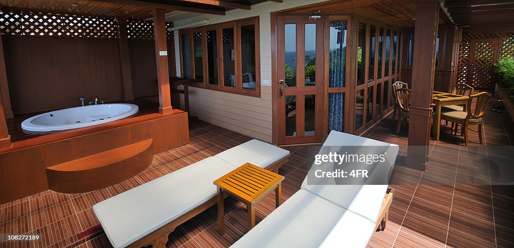 Luxury hot tub Villa - President Suite