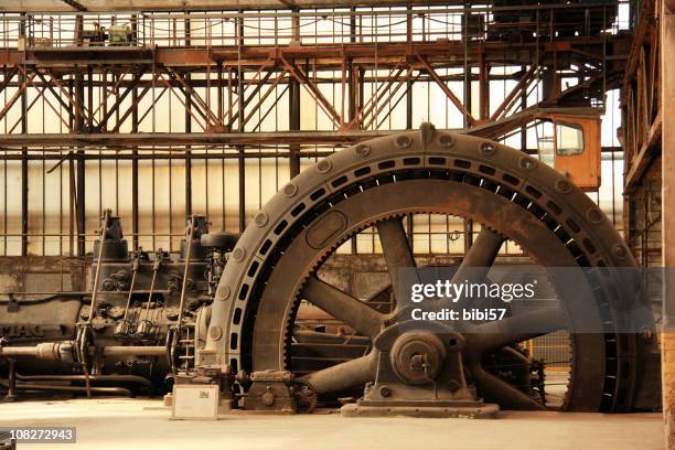 vintage power generator - old factory stock pictures, royalty-free photos & images