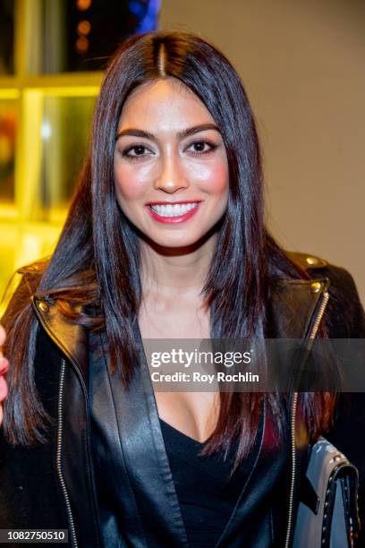 Ambra Battilana Gutierrez attends the Susanne Bartsch and David Barton's Toy Drive at TMPL West Village at TMPL West Village on December 14, 2018 in...