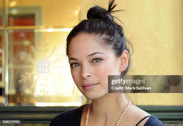 Actress Kristin Kreuk attends Baileys Warming Hut at House of Hype LIVEstyle Lounge on January 23, 2011 in Park City, Utah.