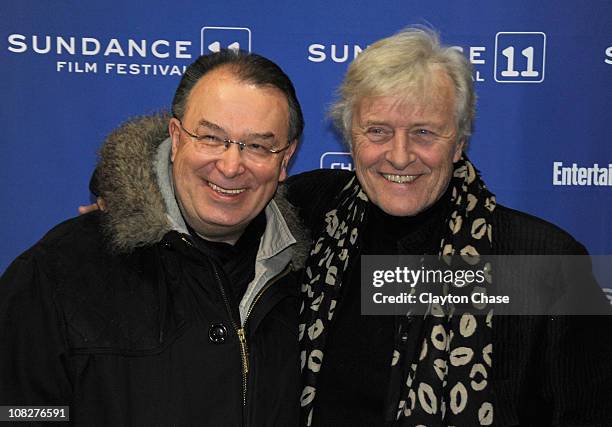Director Lech Majewski and actor Rutger Hauer attends "The Mill And The Cross" Premiere at the Yarrow Hotel Theater during the 2011 Sundance Film...