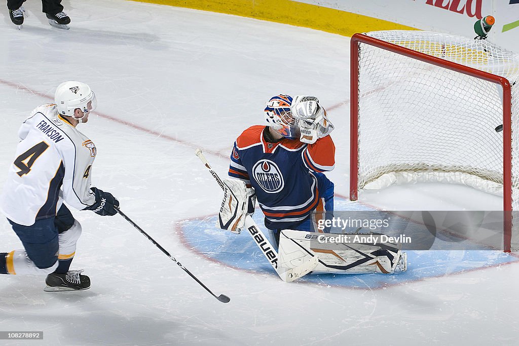 Nashville Predators v Edmonton Oilers