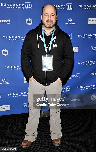 Director Andrew Rossi attends "Page One: A Year Inside The New York Times" Premiere at the Temple Theatre during the 2011 Sundance Film Festival on...