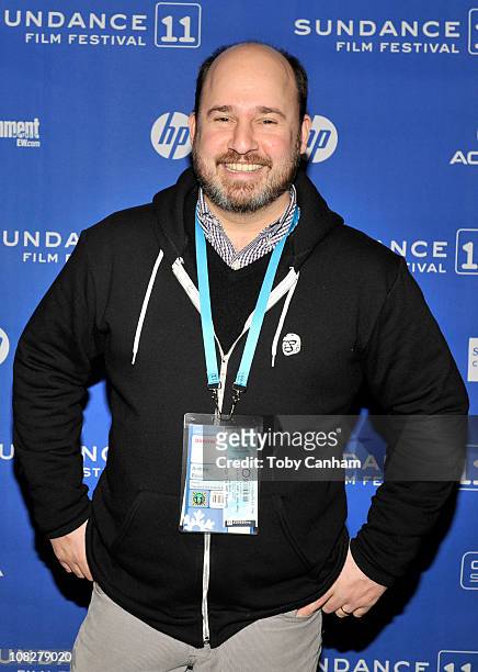 Director Andrew Rossi attends "Page One: A Year Inside The New York Times" Premiere at the Temple Theatre during the 2011 Sundance Film Festival on...