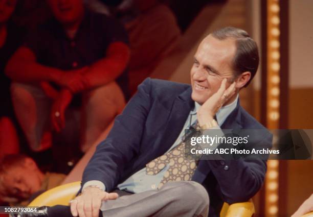 Bob Newhart appearing in the Walt Disney Television via Getty Images special 'A Last Laugh at the Sixties'.