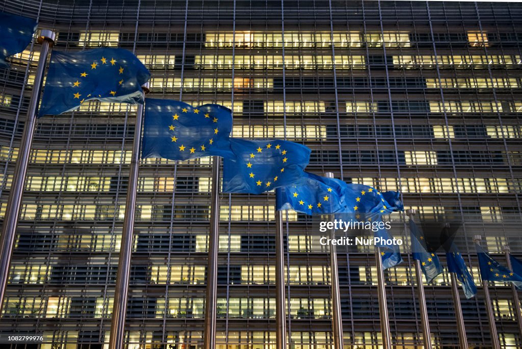 European Commission Headquarter In Brussels
