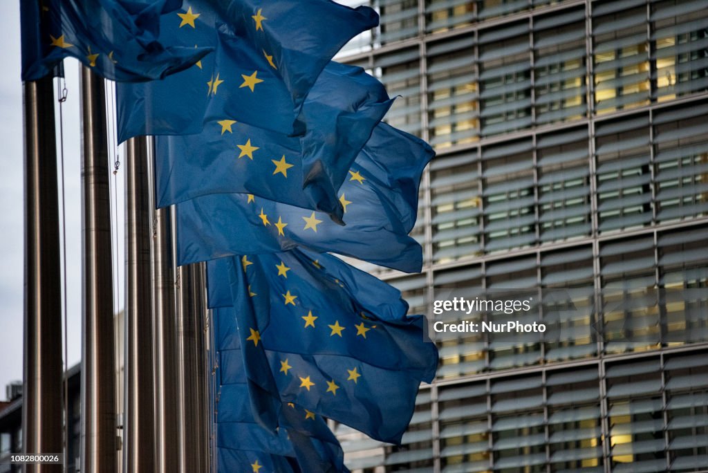 European Commission Headquarter In Brussels