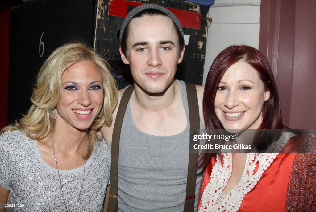 Celebrities Visit Broadway - January 23, 2011