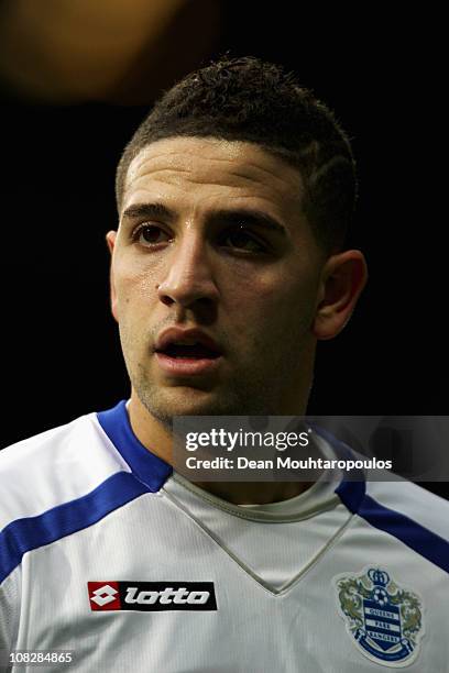 Adel Taarabt of QPR looks on during the npower Championship match between Queens Park Rangers and Coventry City at Loftus Road on January 23, 2011 in...