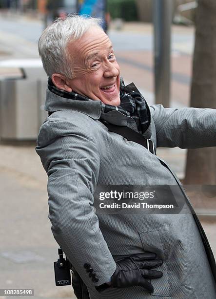 Leslie Jordan sighted after leaving ITV's 'This Morning' studios on January 24, 2011 in London, England.