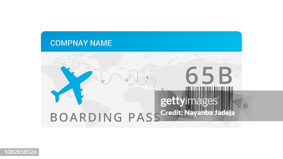 Air ticket template vector Air ticket template vector