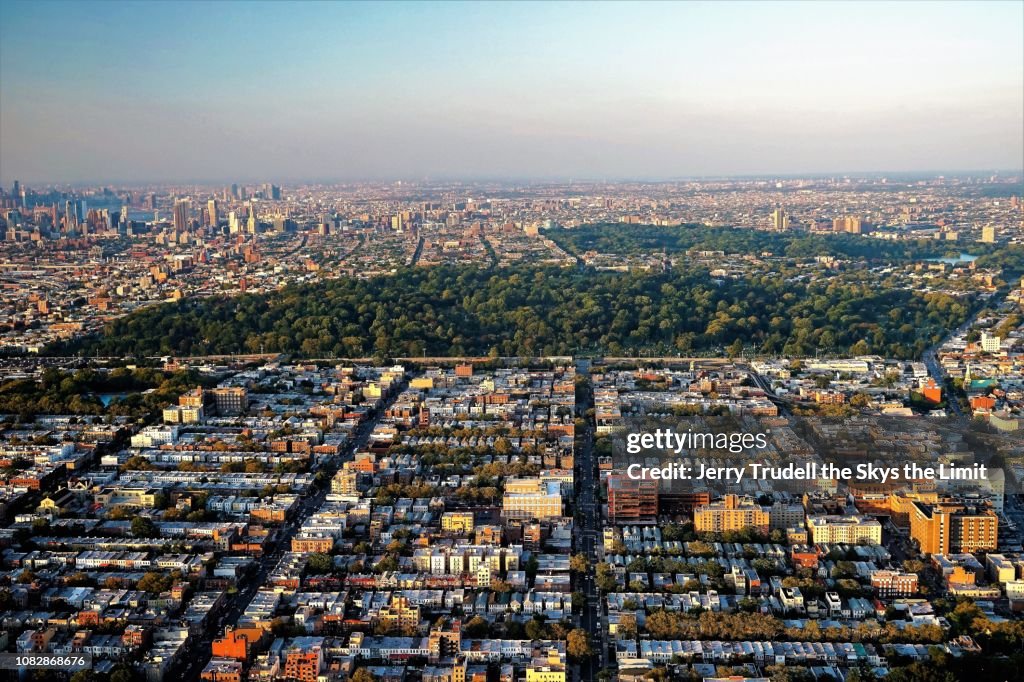 Brooklyn New York with Fort Greene in distance