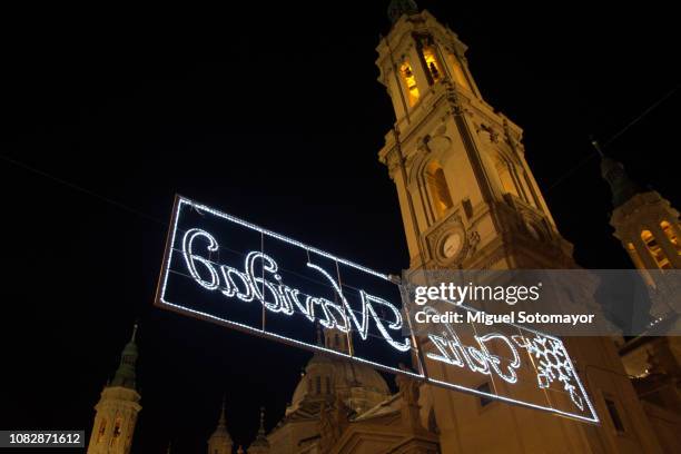 christmas in spain - サラゴサ県 ストックフォトと画像