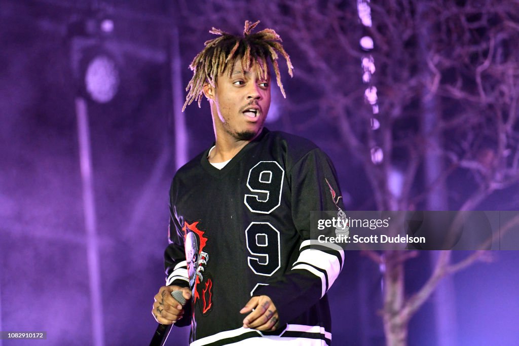 Rapper Juice Wrld performs onstage during day one of the Rolling Loud...  News Photo - Getty Images