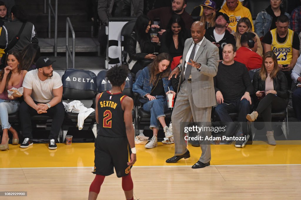 Cleveland Cavaliers v Los Angeles Lakers