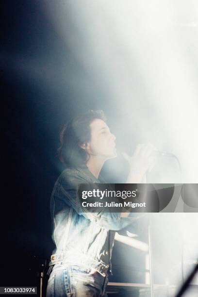 Singer Charlotte Gainsbourg for a portrait at We Love Green Festival on June 2018 in Paris, France.