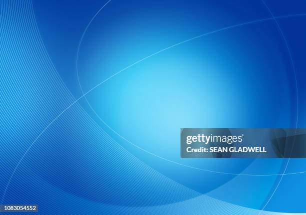 curves backdrop in blue - blue gradient background stock pictures, royalty-free photos & images