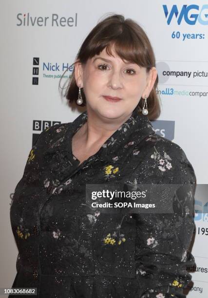 Heidi Thomas at the Writers Guild Awards 2019 at The Royal College of Physicians, St Andrews Place, Regents Park.