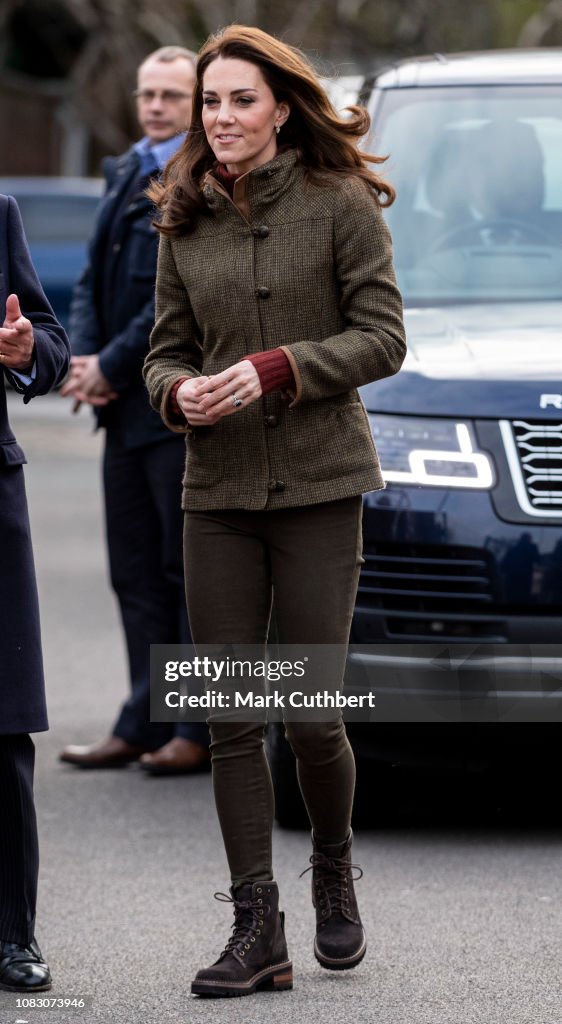 The Duchess Of Cambridge Visits Islington Community Garden