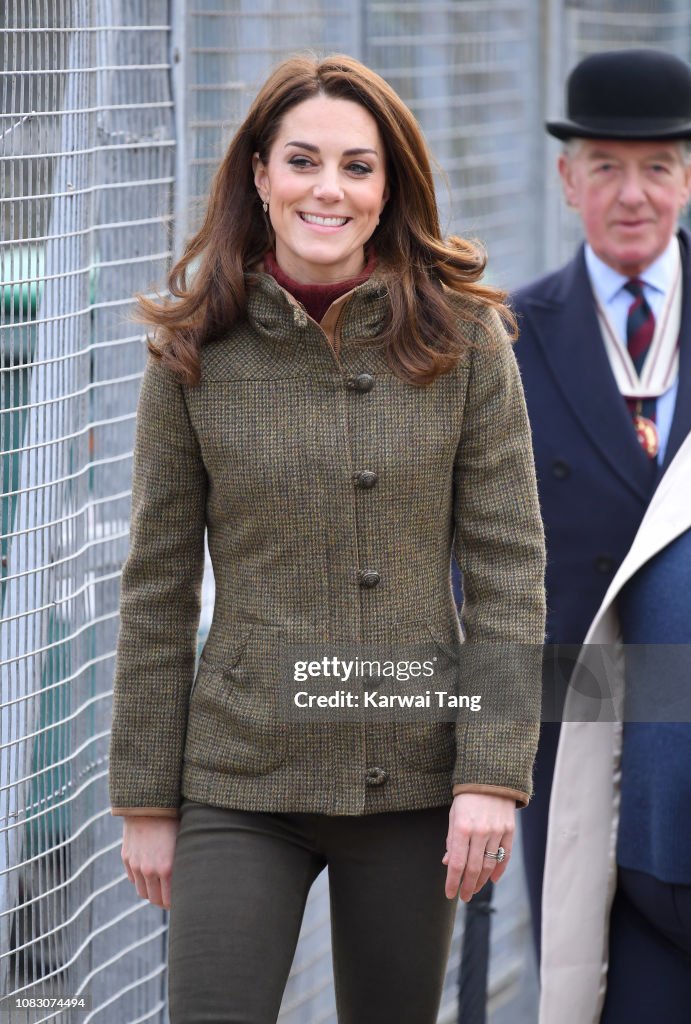 The Duchess Of Cambridge Visits Islington Community Garden