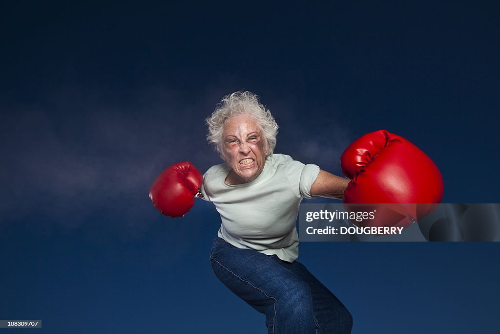 Boxing Grandmother