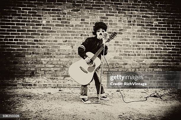 vintage king of rock and roll - rock'n roll stockfoto's en -beelden