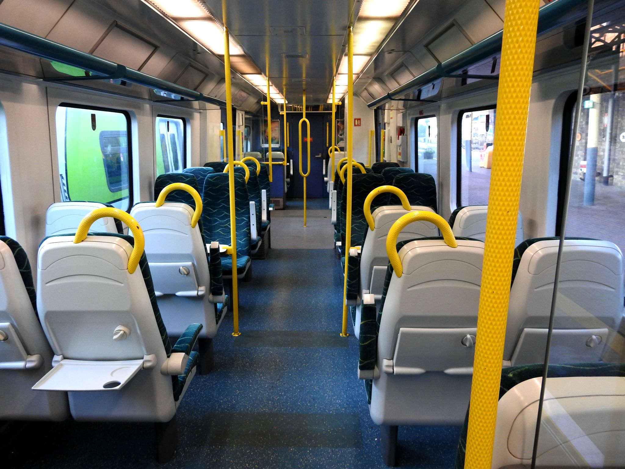 comfortable bus interior