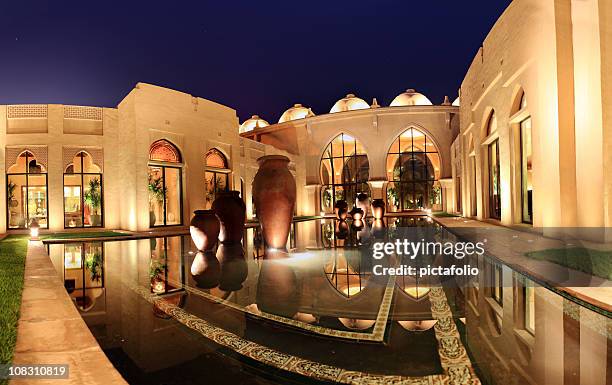 magic of arabia xxxl - emirates palace stock pictures, royalty-free photos & images