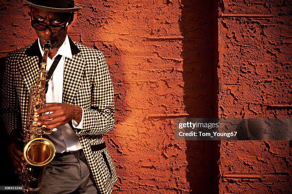 Street Musician Saxophone Player