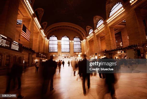 grand central terminal - grand central station manhattan stockfoto's en -beelden