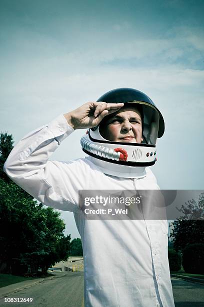 retro astroboy health - cosmonaut stock pictures, royalty-free photos & images