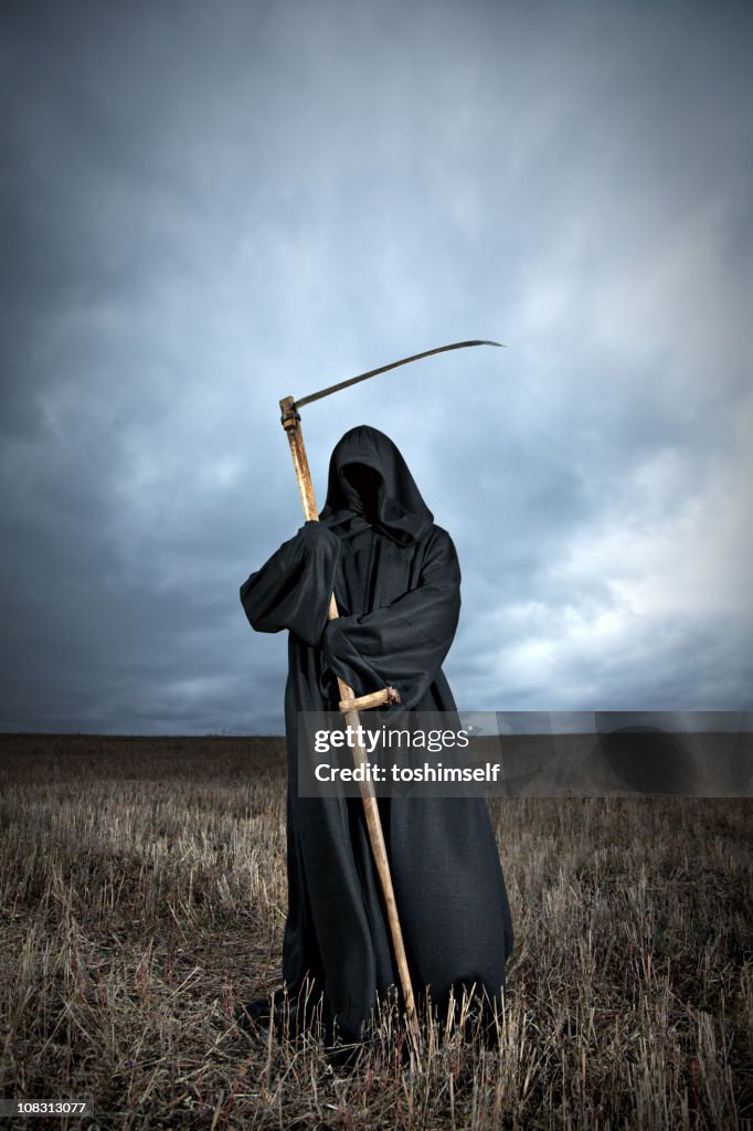Sensenmann Backround Sensenmann Stock-Foto - Getty Images