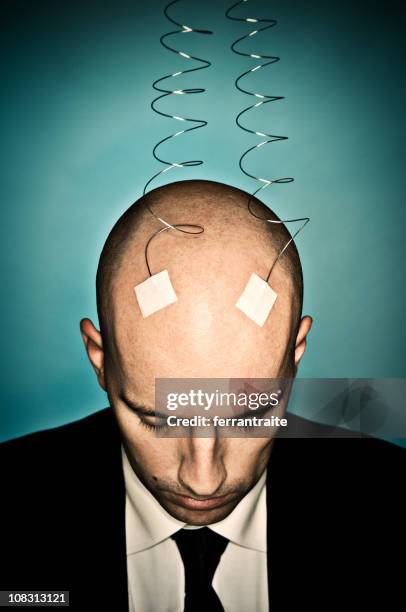 businessman dreams - brain activity stock pictures, royalty-free photos & images