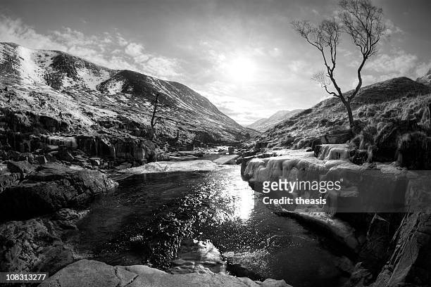 river etive - theasis stock pictures, royalty-free photos & images