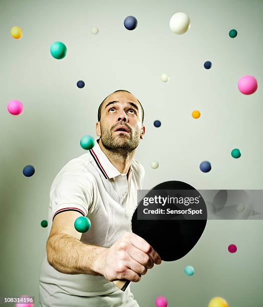 ping pong problems - men's table tennis stock pictures, royalty-free photos & images