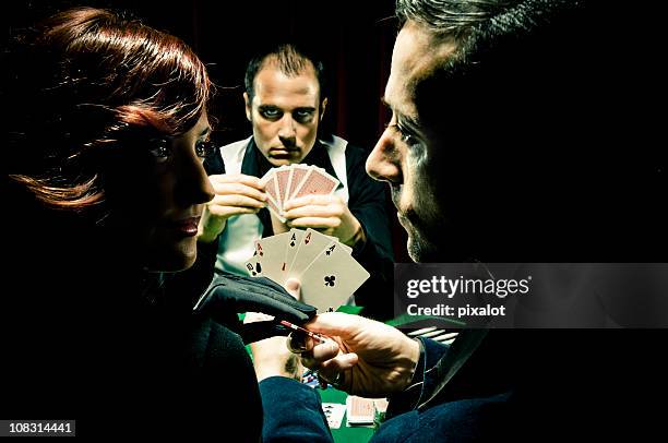 poker players - winning hand stock pictures, royalty-free photos & images