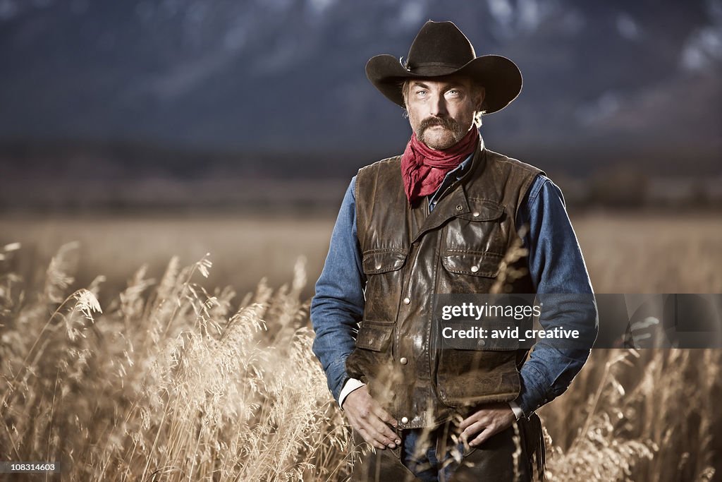 Authentic Cowboy Rancher Portrait High-Res Stock Photo - Getty Images