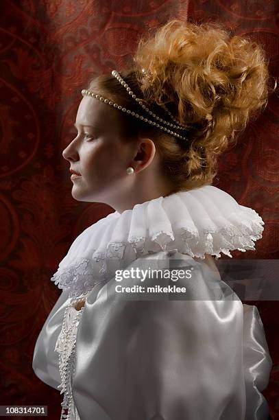 queen elizabeth - tudor women stock pictures, royalty-free photos & images