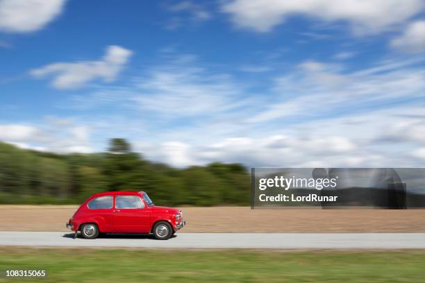 road trip - old car side view stock pictures, royalty-free photos & images