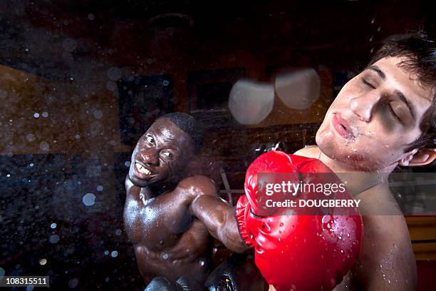 knocked out - knockout punch stock pictures, royalty-free photos & images