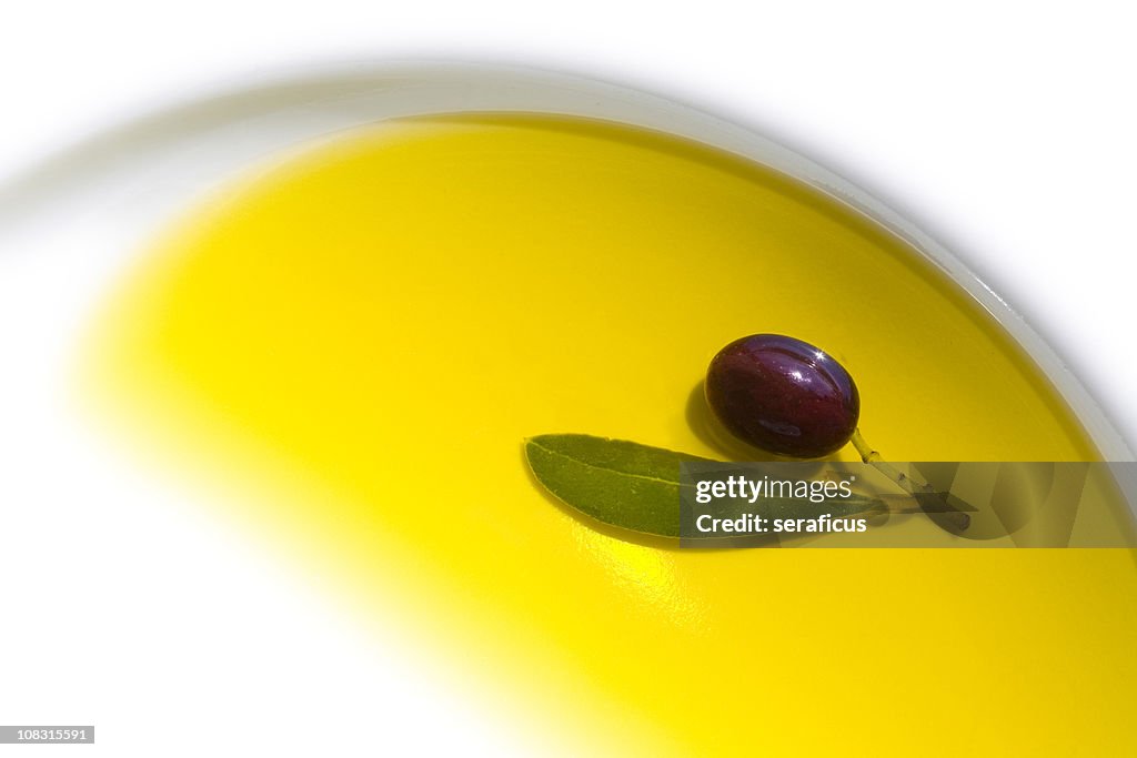 Olive in oil