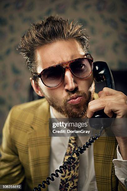 what you say! - unhappy salesman stock pictures, royalty-free photos & images