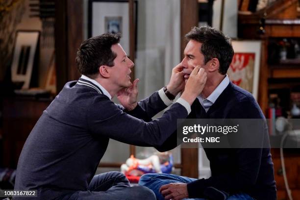 Family Trip" Episode 207 -- Pictured: Sean Hayes as Jack McFarland, Eric McCormack as Will Truman --