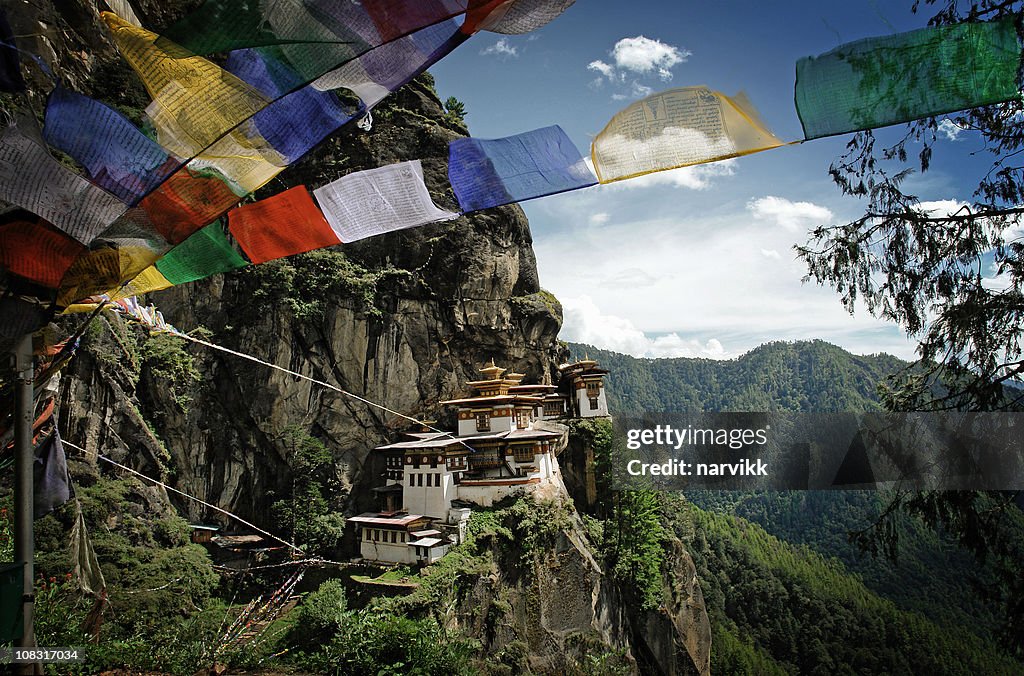 Tiger's Nest "(Taktshang) Kloster in Bhutan