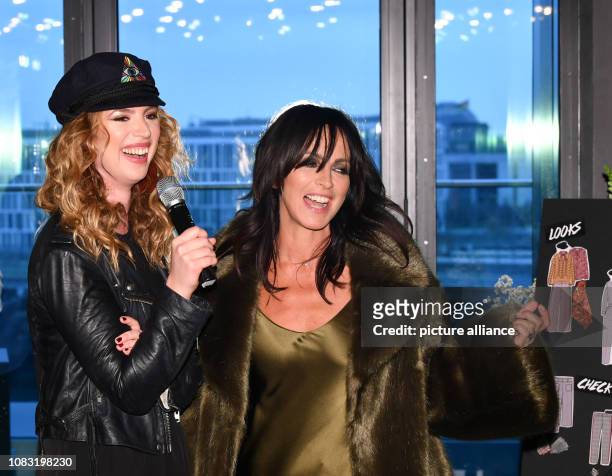 January 2019, Berlin: Pop singer Nena and her daughter Larissa present the first designs of a capsule collection for the Bonita brand in the Tom...