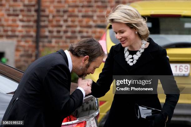 - Funérailles du comte Philippe de Lannoy, père de la grande-duchesse héritière Stéphanie de Luxembourg - Begrafenis van Philippe de Lannoy *...