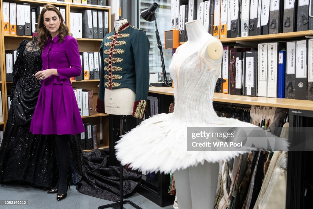 The Duchess Of Cambridge Visits The Royal Opera House