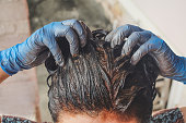 Home made hair Treatment with mud to resolve with gray hair.