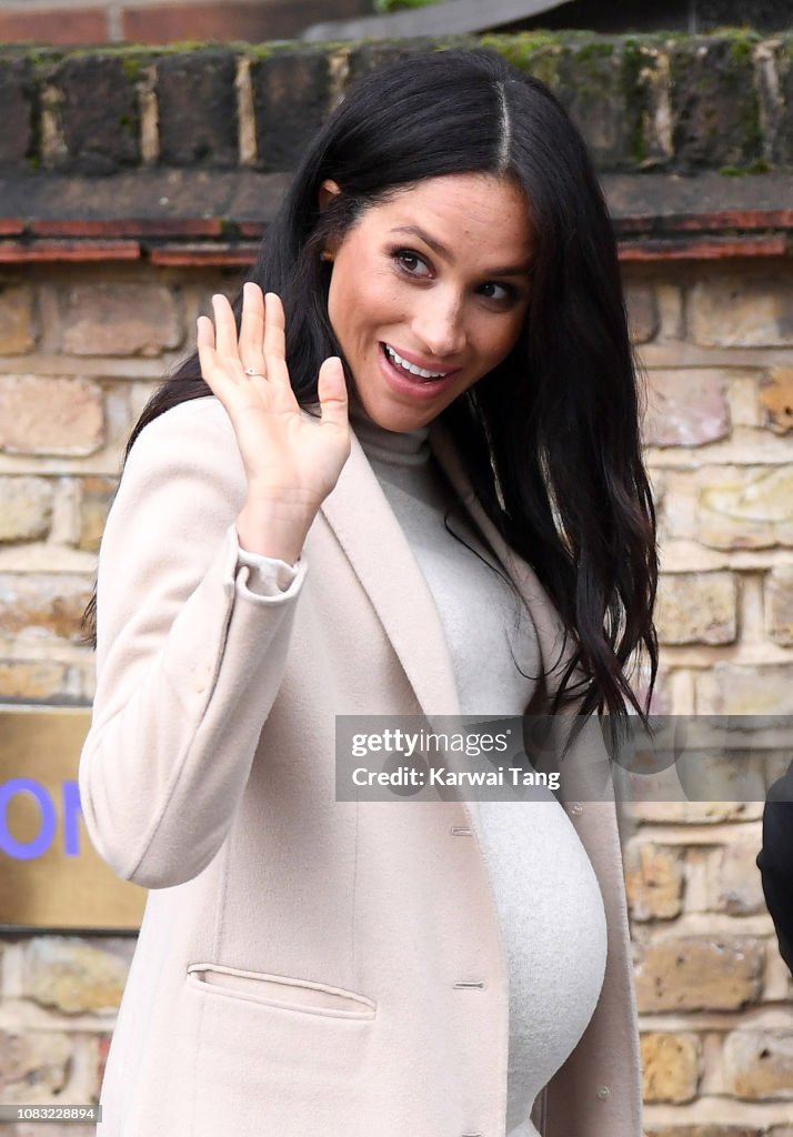 The Duchess Of Sussex Visits Mayhew Animal Welfare Charity