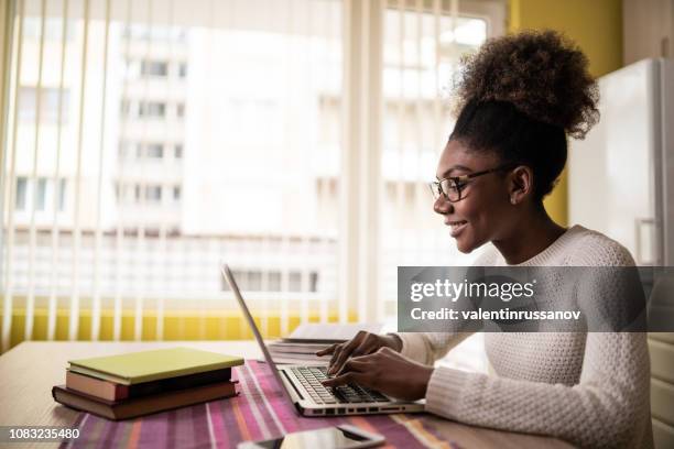 Student Using Laptop At Home High-Res Stock Photo - Getty Images